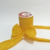 Лента декоративная матовая «мятый целлофан» желтого цвета. Моток 12 см на 100 метров






