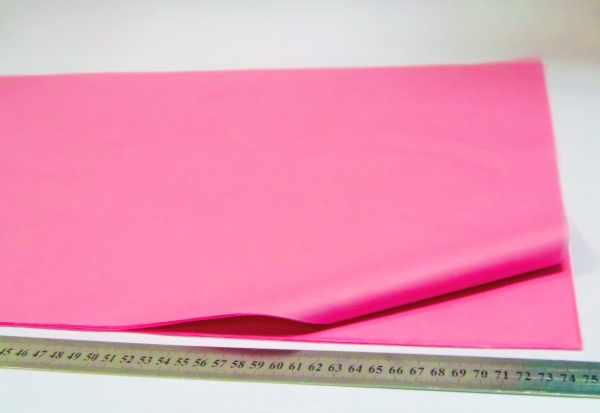 Папиросная бумага тишью 50*75 см. Цвет: розовая собачка (код 2180)
























