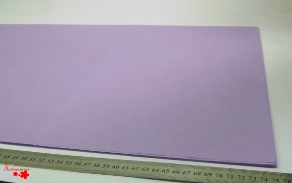 Папиросная бумага тишью 50*75 см. Цвет: лавандовый (код 264)




























