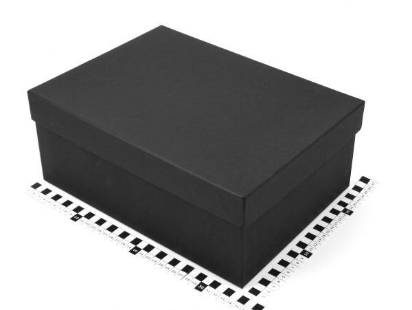 Подарочная коробка со съемной крышкой. Цвет черный. Размер 33*26*12 см


