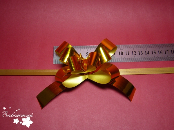 Банты для подарочной упаковки «бабочка». Цвет: золотистый. 25 шт.



