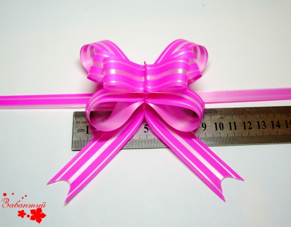 Бант для подарка «бабочка». Цвет розовый. 25 шт.







