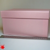 Подарочная коробка. Цвет: розовый. Размер: 24,4*24,4*11




