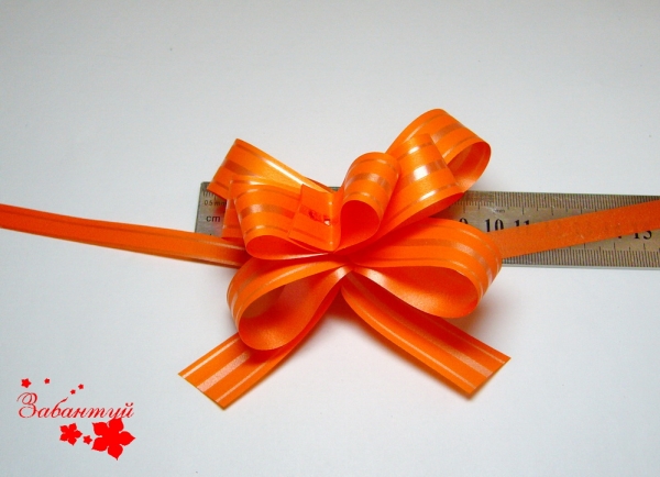 Подарочный бант «бабочка». Цвет оранжевый. 25 шт.








