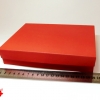 Размер 20*20*4 см. Коробка для подарочной упаковки. Цвет красный. 










