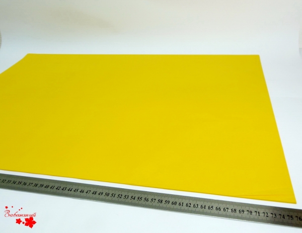 Папиросная бумага тишью 50*76 см. Цвет: желтый (код 071).























