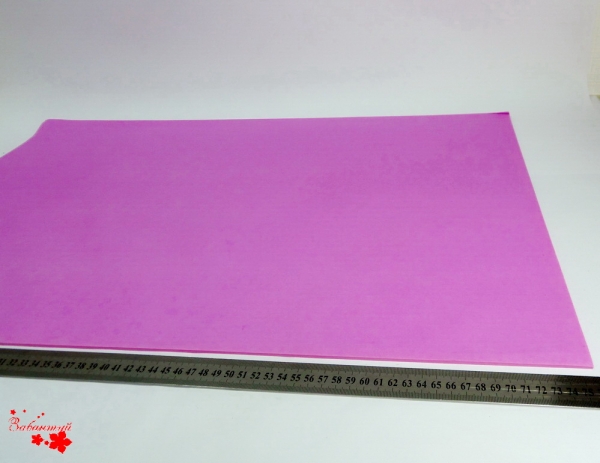 Папиросная бумага тишью 50*76 см. Цвет: сиреневый (код 101).

























