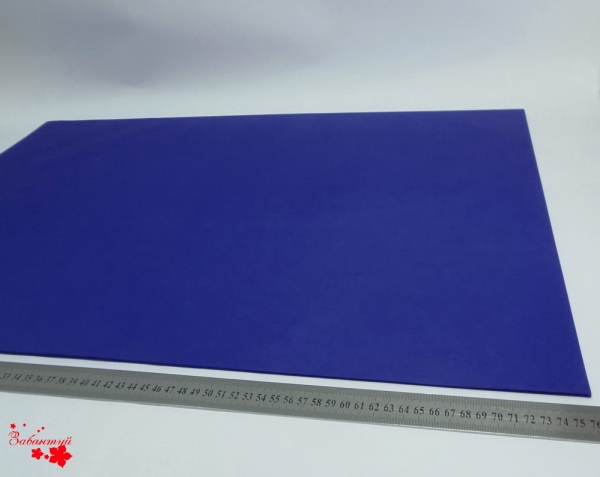 Бумага тишью 50*76 см. Цвет: синий электрик (код 056).

























